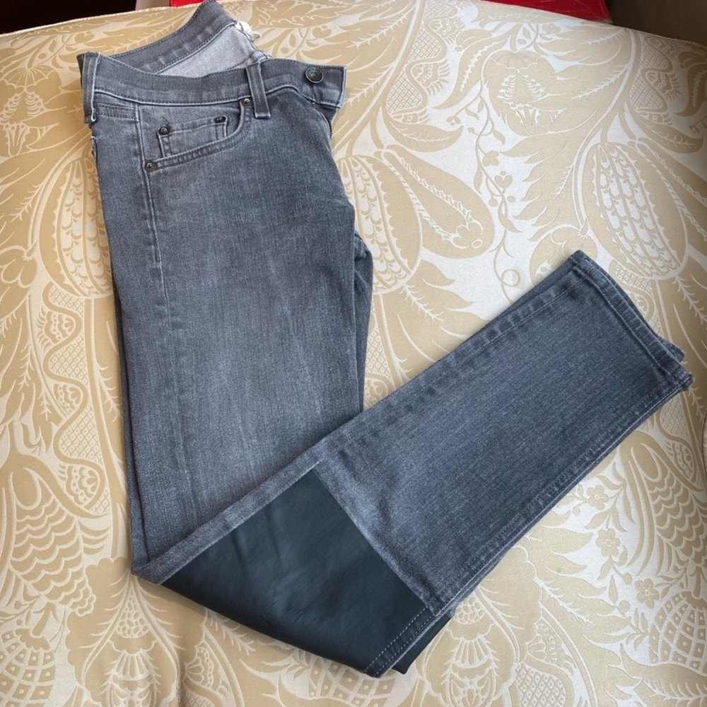 Rag and Bone Grey Tomboy Skinny jeans size 25